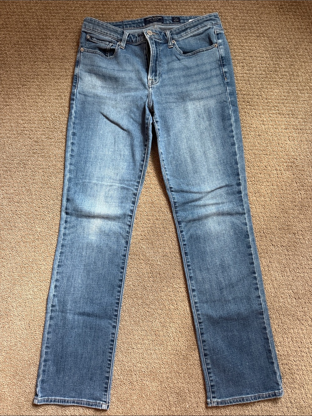 Lucky Brand Sweet Straight Jeans - Light Blue Wash